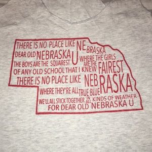 Next Level Apparel Tops - “No Place Like Nebraska” TShirt Tank Next Level Apparel Tops - “No Place Like Nebraska” TShirt Tank